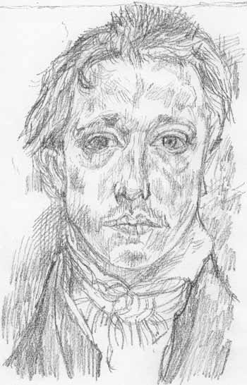 my copy of Samuel Palmer self-portrait
