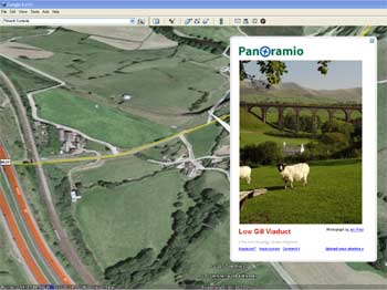 Google Earth, Low Gill Viaduct