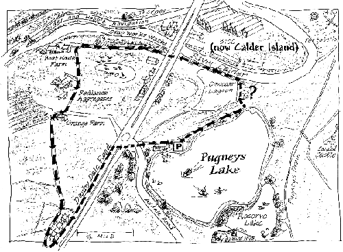 Pugneys sketch map