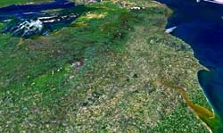 Yorkshire NASA image