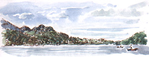 Lake Fuschl from the Seerose