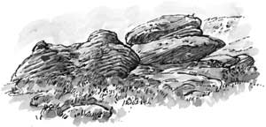 rocks at Carl Wark