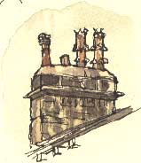 a chimney of 'The Swan', Addingham